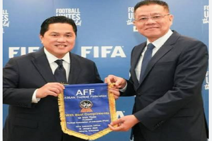 Ketua PSSI (Persatuan Sepak Bola Seluruh Indonesia) Erick Thohir mengatakan, lembaga yang dipimpinya menyatakan dukungan kepada Khiev Sameth untuk melanjutkan masa jabatannya sebagai Presiden Federasi Sepak Bola ASEAN (AFF) untuk periode 2026-2031.
